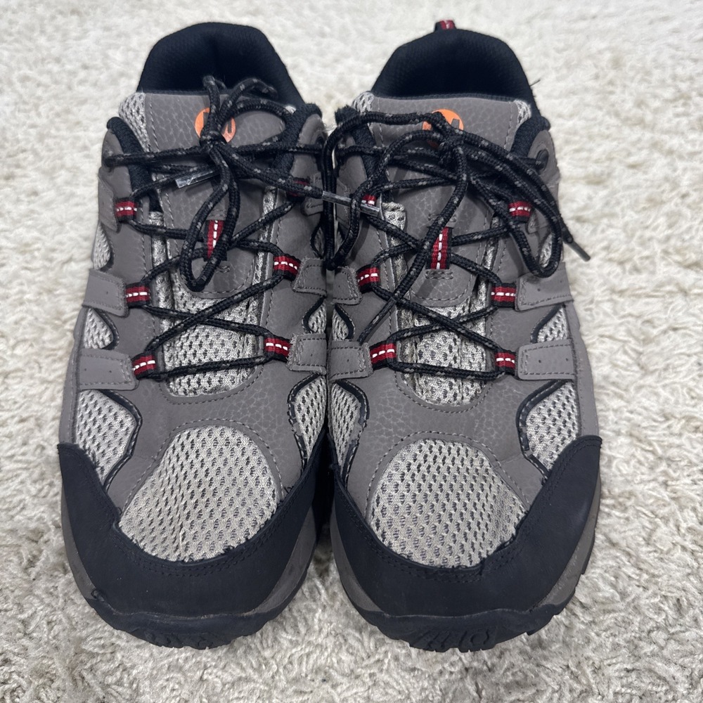 Merrell Moab 2 Gray Low Lace Hiking Shoes Waterproof Boys 7M MK261205 Outdoors